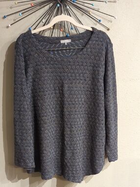 XXL Habitat Clothes To Live In Textured Multicolor Boho Top